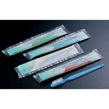 オリエンタル刷子 練歯磨付はぶらし お早よう(1箱200本入) ZHB0101