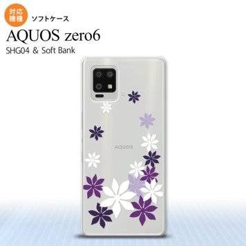 SHG04 SHG04 ZERO6 AQUOS zero6 スマホケース ソフトケース ティアレ A 紫 メンズ レディース nk-zero6-tp1078