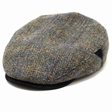 STETSON ハンチング CHADWICK 帽子 ウール メンズ ハンチング帽 秋 冬 ハリスツイード ステットソン ヘリンボーン グレー 男性 プレゼント 帽子通販 父の日 贈り物 ラッピング 敬老の日