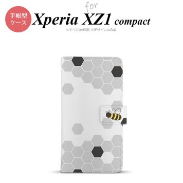 【手帳型 スマホ カバー ケース】【SO02K】【エクスペリア XZ1】手帳型 ケース SO-02K スマホ カバー Xperia XZ1 Compact エクスペリア ハニー 黒 nk-004s-so02k-dr1690【メール便送料無料】