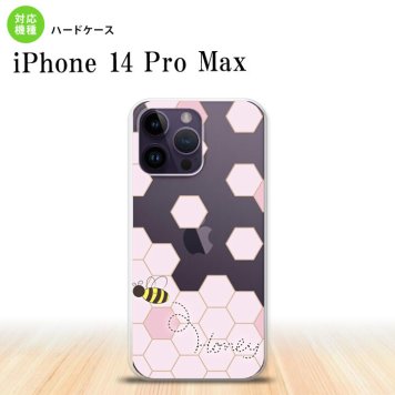 iPhone14 ProMax iPhone14 Pro Max スマホケース 背面ケース ハードケース ハニー クリア ピンク 2022年 9月発売 nk-i14pm-1687