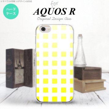 【SH03J】【スマホケース/スマホカバー】【アクオス R】SH03J スマホケース AQUOS R SH-03J カバー アクオス R スクエア 黄 nk-sh03j-1364【メール便送料無料】