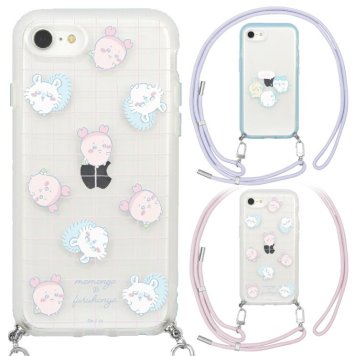 ちいかわ iPhone SE3 SE2 SE 第３世代 第２世代 ケース カバー ショルダー ストラップ キャラクター グッズ ハチワレ うさぎ モモンガ 古本屋 iPhone8 iPhone7  IIIIfit Loop CK-47