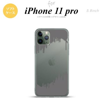 iPhone11Pro iPhone11 Pro スマホケース ソフトケース ホラー グレー メンズ レディース nk-i11p-tp195