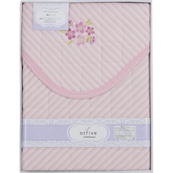 冬の贈り物ご挨拶  シンカーパイル敷きパッド 西川 ピンク 100×205cm