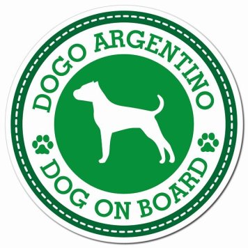 DOGO ARGENTINO ドゴアルヘンティーノ グリーン 肉球 カーサイン 車 マグネットステッカー 犬 マグネット 強力 直径13cm 丸型 おしゃれ かわいい ドラレコステッカー 安全対策 危険運転 煽り運転 アニマル 動物 犬種別 屋外 防水 屋内 肉球マーク