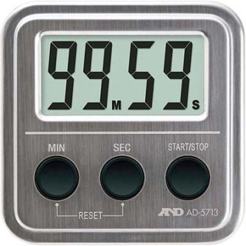 A&D 100分計タイマー(ステンレストップ)AD5713 EBM-7356810