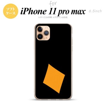 iPhone11ProMax iPhone11pro max スマホケース ソフトケース トランプ ダイヤ 黒 オレンジ メンズ レディース nk-i11pm-tp545