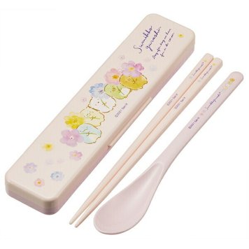 すみっコぐらし フラワー 抗菌音のならないコンビセット 箸18cm ※送料無料(ポスト投函)