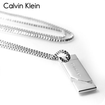 カルバンクライン ネックレス メンズ ブランド CALVIN KLEIN ELECTRCIC プレート 35100001 シルバー アクセサリー