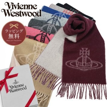 ヴィヴィアン マフラー 26AW ヴィヴィアン ウエストウッド マフラー　Vivienne Westwood　ブランドマフラー/ギフト/クリスマス/プレゼント/お誕生日/81030006【メンズ/レディース/ブランド】【送料無料】【ラッピング無料】