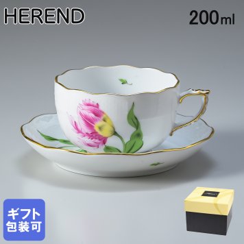 ヘレンド HEREND ティーカップ&ソーサー キティ ピンク 洋食器 200ml 手描き 724000 KY-2 【00724000-KY-2】 内祝い 洋食器 送別会 誕生日 お中元 結婚祝い 結婚式 高級【スペシャルラッピング660円(別売り)】 父の日 母の日 即日発送 成人祝い ホワイトデー