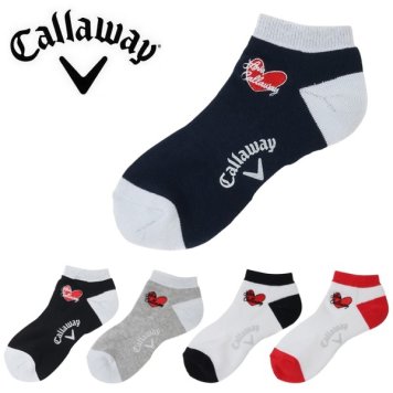 キャロウェイ ゴルフ レディース ソックス ラブキャロウェイ アンクルソックス Callaway Golf C25193202 【2025年春夏モデル】 お誕生日祝い お祝い 記念品 30代 40代 50代 60代 母の日 お母さん 還暦祝い 敬老の日 彼女 人気プレゼント プレゼント