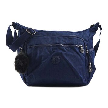 キプリング Kipling ショルダーバッグ K22621 48G GABBIE ギャビー 斜めがけバッグ COTTON INDIGO インディゴブルー系