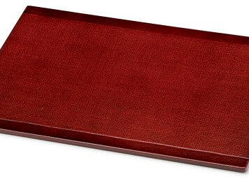 14.0ランチョンマット布貼　あかね インテリア 漆器 盆 カタログギフト 景品 粗品