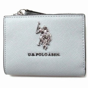 U.S. POLO ASSN. ユーエスポロアッスン ミニ財布 コンパクトウォレット  ロゴ ブラック 27A351AA LIGY