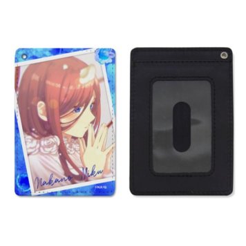五等分の花嫁 中野三玖 フルカラーパスケース  カードケース ブルー  日本製