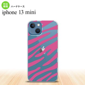 iPhone13mini iPhone13 mini ケース ハードケース ゼブラ ピンク  nk-i13m-022
