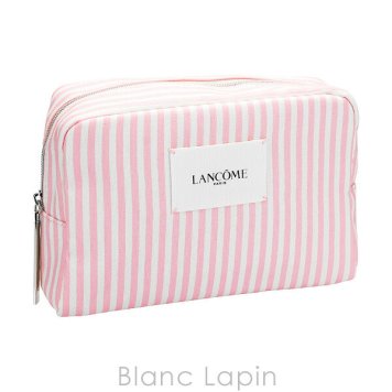 【ノベルティ】 ランコム LANCOME コスメポーチ ピンクストライプ