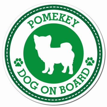 POMEKEY ポメキー グリーン 肉球 カーサイン 車 マグネットステッカー 犬 マグネット 強力 直径13cm 丸型 おしゃれ かわいい ドラレコステッカー 安全対策 危険運転 煽り運転 アニマル 動物 犬種別 屋外 防水 屋内 肉球マーク
