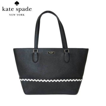 ケイト・スペード アウトレット kate spade トートバッグ WKRU5452-001 small dally / laurel way ric rac 型押しレザー トート black(001):ブラック【RCP】【楽天カード分割】【レディース】