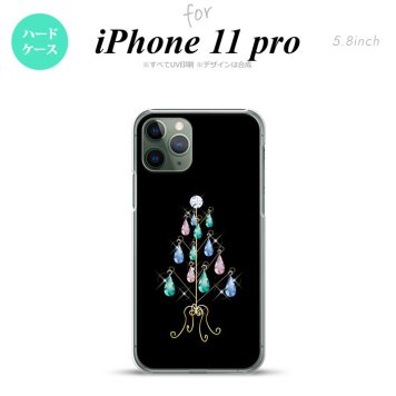 iPhone11Pro iPhone11 Pro スマホケース ハードケース ツリーイヤリング 黒 メンズ レディース nk-i11p-631