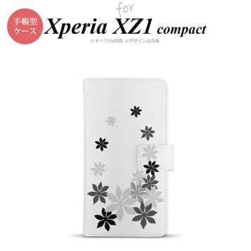 【手帳型 スマホ カバー ケース】【SO02K】【エクスペリア XZ1】手帳型 ケース SO-02K スマホ カバー Xperia XZ1 Compact エクスペリア ティアレ 黒 nk-004s-so02k-dr1077【メール便送料無料】