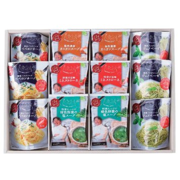 坂井宏行監修 フリーズドライスープ・粉末パスタソース詰合せ