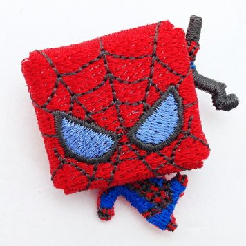 マーベル スパイダーマン 刺繍ブローチ