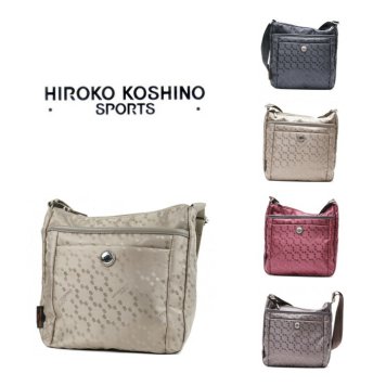 HIROKO KOSHINO SPORTS ヒロココシノスポーツ タテ型ショルダー HSBP3920 斜め掛け 鞄 カバン バッグ 超軽量 旅行 レディース 女性 おしゃれ 人気 母の日 送料無料