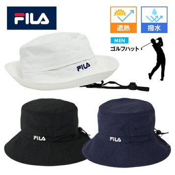 フィラ FILA メンズ 男性用 帽子 ハット UVカット遮熱 熱中症対策 ゴルフ スポーツ 運動 快適 プレゼント