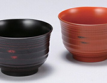 山中塗　根来・曙汁椀ペア インテリア 漆器 盆 カタログギフト 景品 粗品