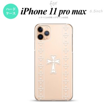 iPhone11ProMax iPhone11pro max スマホケース ハードケース ゴシック クリア 白 メンズ レディース nk-i11pm-1008