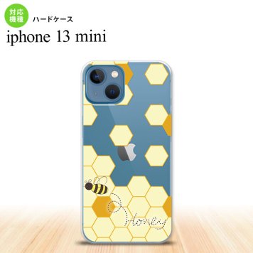 iPhone13mini iPhone13 mini ケース ハードケース ハニー クリア 薄黄  nk-i13m-1689