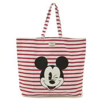 キャスキッドソン Cath Kidston バッグ トートバッグ ショルダーバッグ 734912 DISNEY COTTON APPLIQUE TOTE ディズニー ミッキー コラボ Red Breton Stripe レッド+ホワイトストライプ