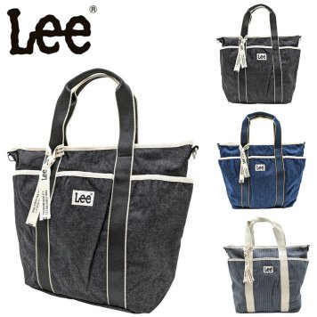 【Lee】320-01313 LIFE 2WAYートバッグM 手持ち レディース かばん カバン 鞄 バッグ シンプル リー ブラック ネイビー ホワイトネイビー 使いやすい お出かけ 普段使い お出かけ おしゃれ かわいい 便利 デニム