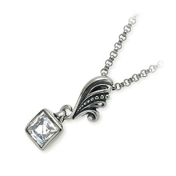 【送料無料】M's collection エムズコレクション  シルバー ネックレス キュービック グレー 彼女 レディース ホワイトデー