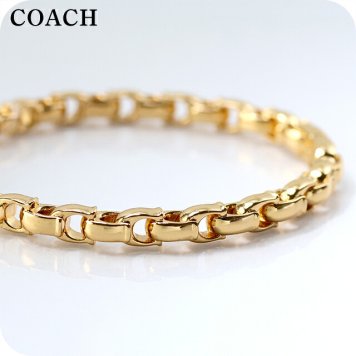コーチ ブレスレット レディース ブランド COACH シグネチャー C リンク 581214GLD710 ゴールド アクセサリー