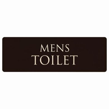 トイレ プレート 木製 MENS 文字タイプ ブラック ナチュラル 長方形 27x9cmドア サインプレート ピクトサイン トイレマーク表示 案内 注意 施設 御手洗 TOILET おしゃれ シンプル 安全対策