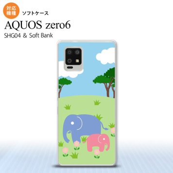 SHG04 SHG04 ZERO6 AQUOS zero6 スマホケース ソフトケース ゾウ メンズ レディース nk-zero6-tp691