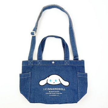 サンリオ アイシナモロール デニムショルダーバッグ(カオ) Sanrio
