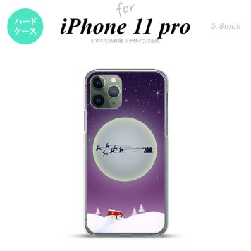 iPhone11Pro iPhone11 Pro スマホケース ハードケース クリスマス 紫 メンズ レディース nk-i11p-1004