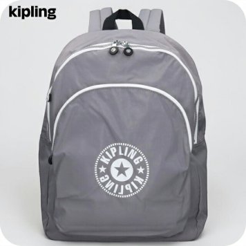 キプリング リュック レディース ブランド Kipling カーティス L バックパック リュックサック スクールバッグ  KI6521-Y00 GREY