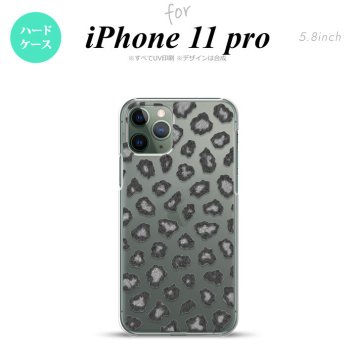 iPhone11Pro iPhone11 Pro スマホケース ハードケース 豹柄 A グレー メンズ レディース nk-i11p-027