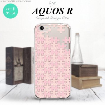 【SH03J】【スマホケース/スマホカバー】【アクオス R】SH03J スマホケース AQUOS R SH-03J カバー アクオス R パズル 薄ピンク nk-sh03j-1211【メール便送料無料】
