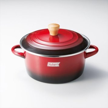 ルバーニ ホーロー両手鍋22cm　 RA-9791  内祝 内祝い お祝 御祝 記念品 出産内祝い プレゼント 快気祝い 粗供養 引出物