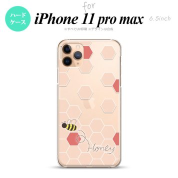 iPhone11ProMax iPhone11pro max スマホケース ハードケース ハニー クリア 赤 メンズ レディース nk-i11pm-1686