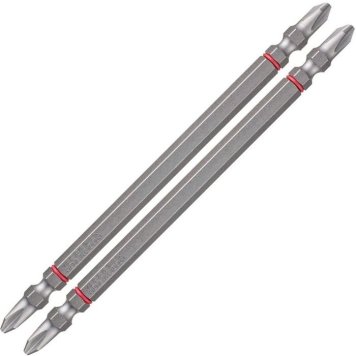 ベッセル 【メール便での発送商品】両頭ビット ブレないビット 2本組 +2×130mm No.DC142130 NoDC142130