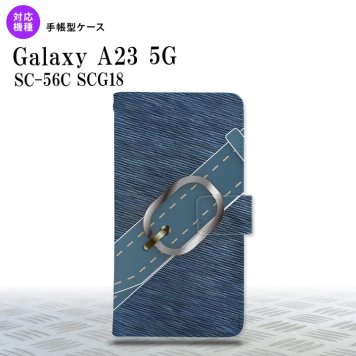 Galaxy A23 GalaxyA23 手帳型スマホケース カバー ベルト 青 2022年 10月発売 nk-004s-a23-dr328
