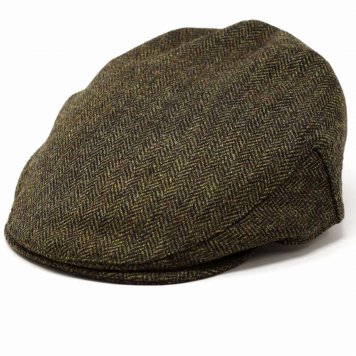 CHRISTYS' ハンチング帽 LONDON メンズ クリスティーズ 帽子 ヘリンボーン 秋冬 トラディショナル "Balmoral" HERRINGBONE ハンチング帽子 ブラウン 男性 誕生日 プレゼント クリスマス ギフト ラッピング